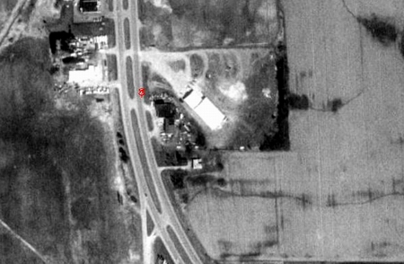 Family Drive-In Theatre - Aerial - Photo From Terraserver (newer photo)